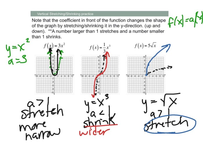 Vertical shrink by a factor of 1/3