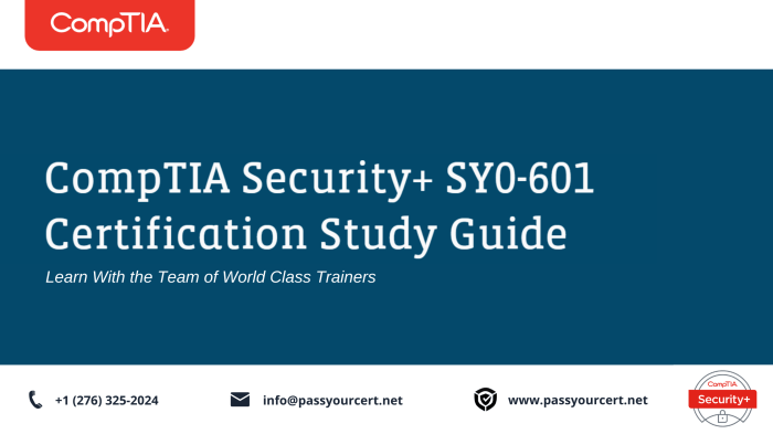 Comptia security+ syo-601 post-assessment quiz